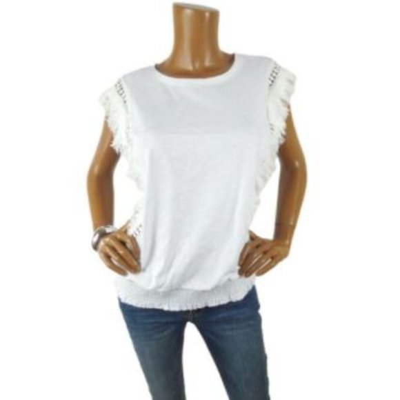 INC International Concepts Tops - INC XL Summer Shirt NWT White Embroidery Cut Out